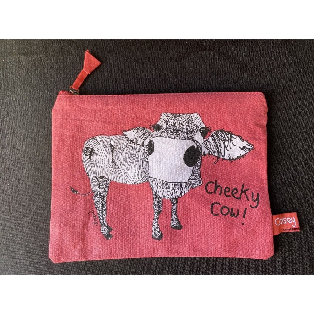 Cheeky Cow Cosmetic Bag Casey Rogers
